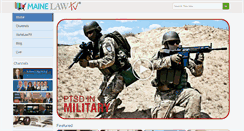 Desktop Screenshot of mainelawtv.com